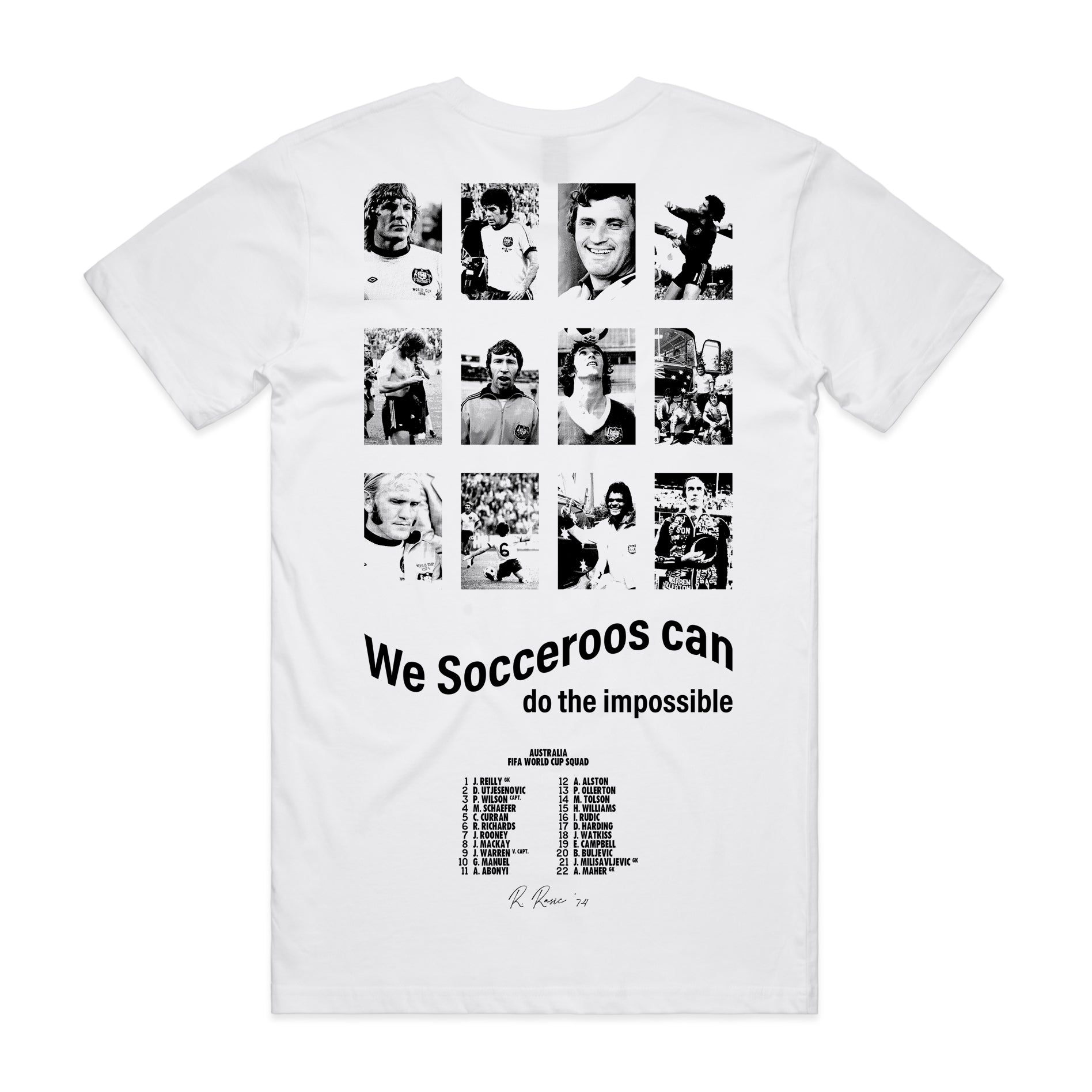 Australia 50th Anniversary WM 74 T-shirt