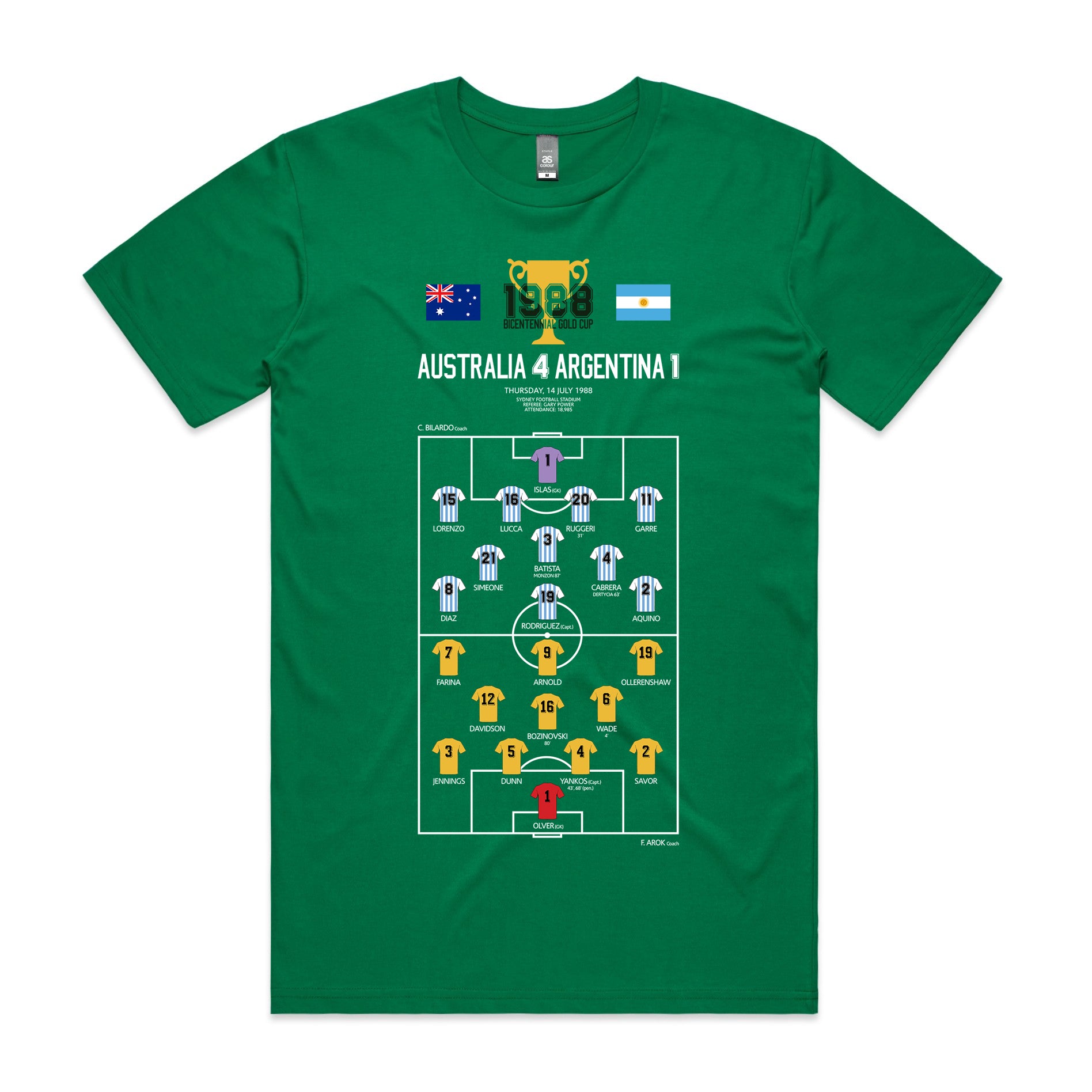 Australia 4 Argentina 1 T-shirt